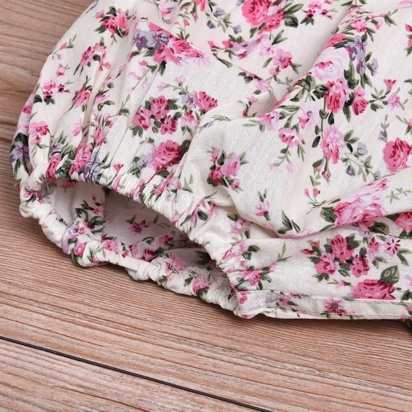 Lily Floral Sunsuit Romper - Picture 5 of 7